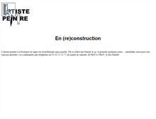 Tablet Screenshot of lartistepeintre.fr
